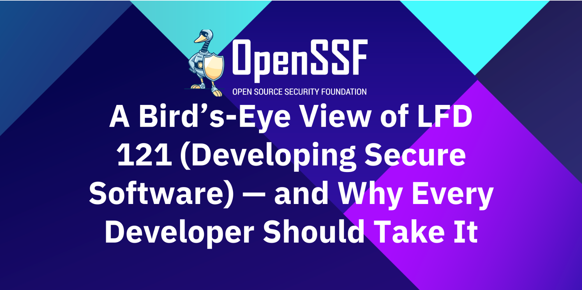 A Bird's-Eye View of Developing Secure Software (LFD121) - Linux ...